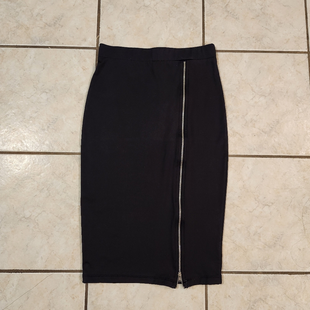 NEW Zipper Pencil Bodycon Adjustable High Waist Split Thigh